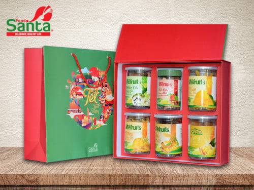 Hộp quà Tết Santa 002